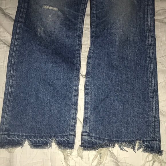 MOUSSY MV Leola Cropped Straight destroyed Jeans - Picture 11 of 15
